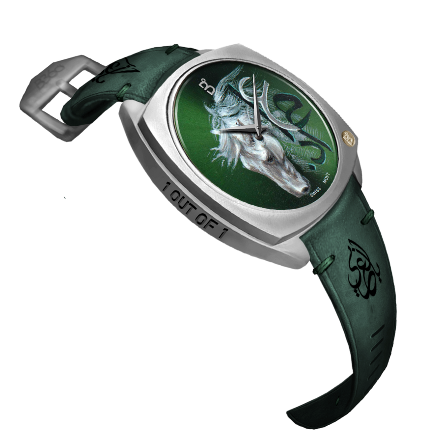 B360-Watches-We have created over 70 hand-painted watches, one for each horse. Each watch comes with a signed certificate by our artists and is marked as 1 out of 1. Check out our Arabian Horses collections.  