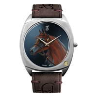 B360-Watches-We have created over 70 hand-painted watches, one for each horse. Each watch comes with a signed certificate by our artists and is marked as 1 out of 1. Check out our Arabian Horses collections.