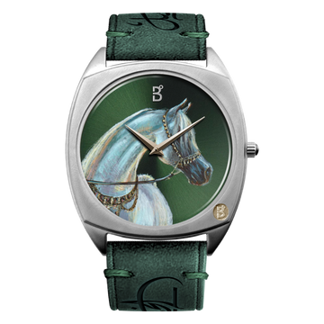 B360-Watches-We have created over 70 hand painted watches, one for each horse. Each watch comes with a signed certificate by our artists and marked as 1 out of 1. Check out our Arabian Horses collections.  