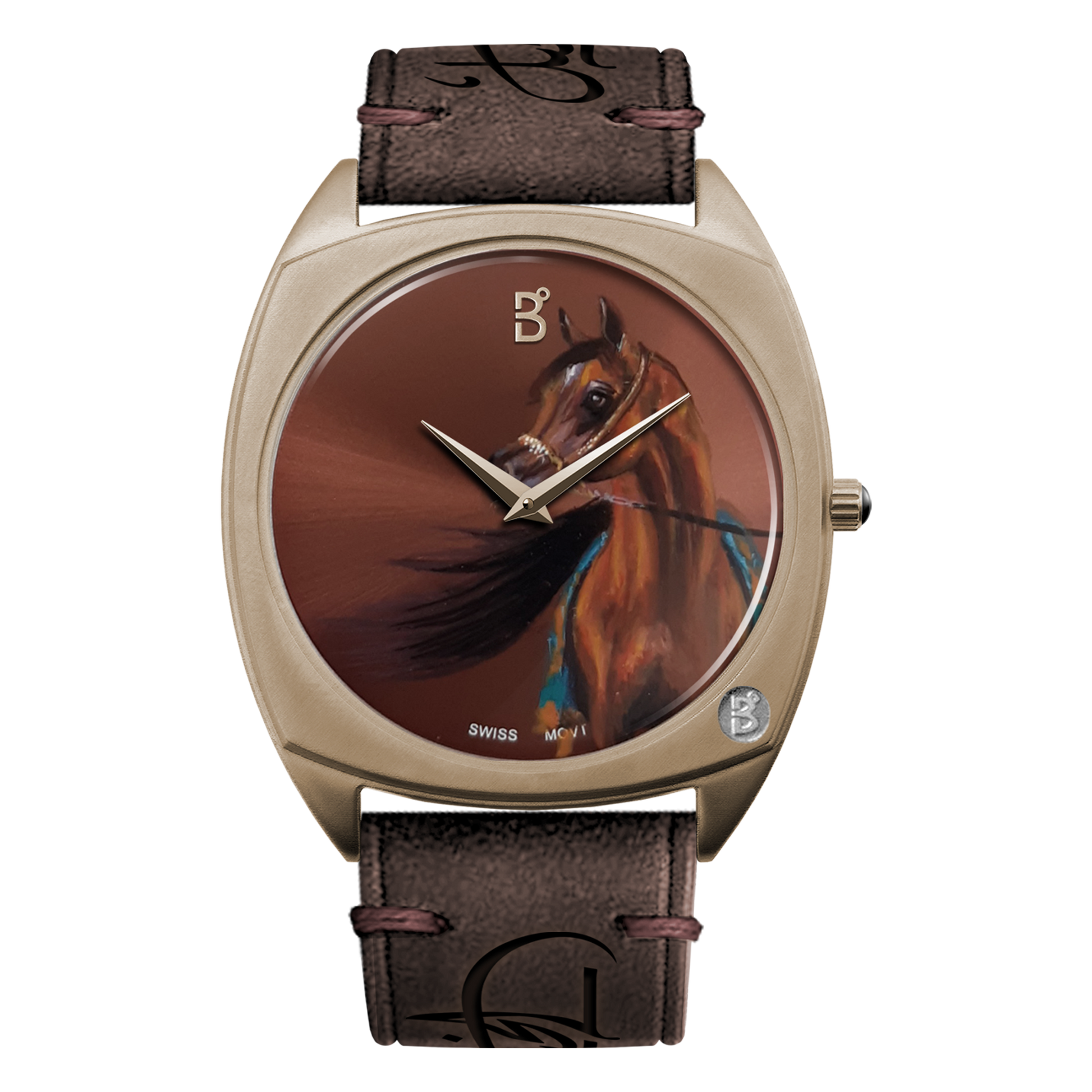 B360-Watches-We have created over 70 hand painted watches, one for each horse. Each watch comes with a signed certificate by our artists and marked as 1 out of 1. Check out our Arabian Horses collections. 